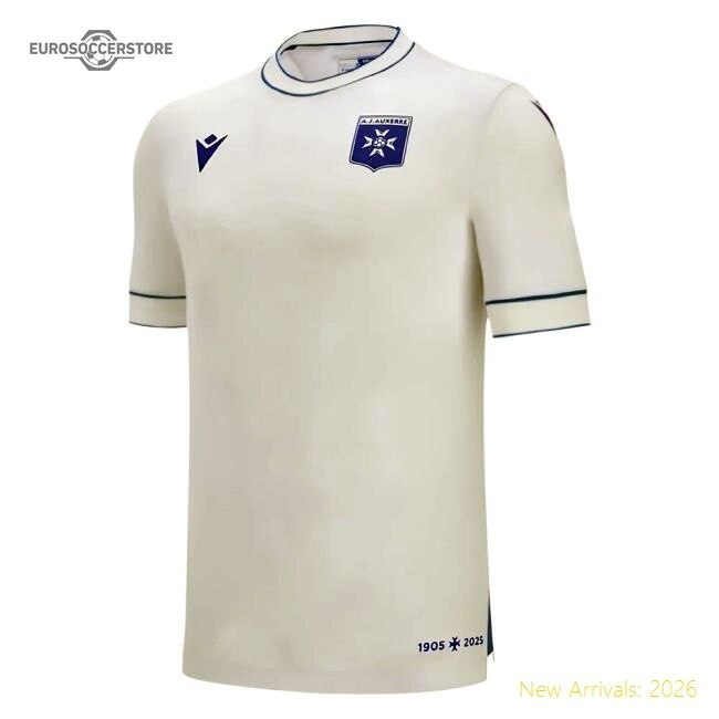 Match-Day High-Quality 2025-2026 Auxerre Home Shirt (Your Name)