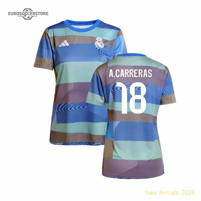 2025-2026 Real Madrid Pre-match Shirt (bluebird) - Supporter Edition