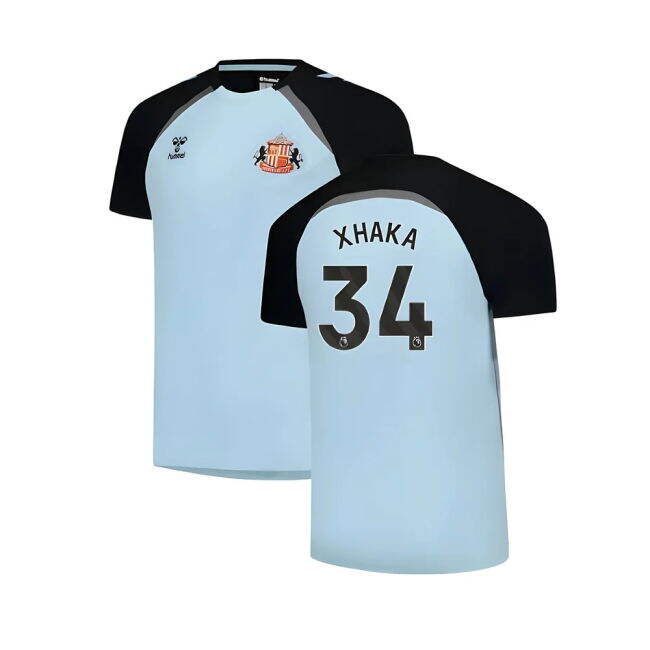 High-Quality Sunderland Xhaka 34 2025 2025-2026 Sunderland Training...