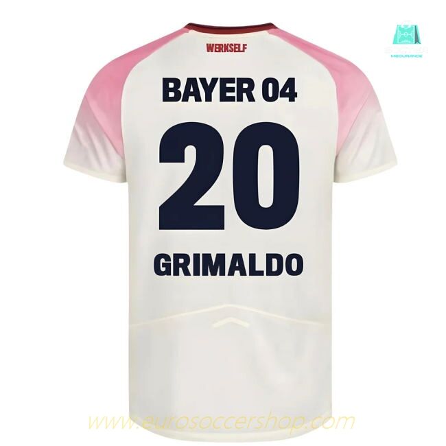 2025-2026 Bayer Leverkusen Away Shirt (Kids) (Grimaldo 20)