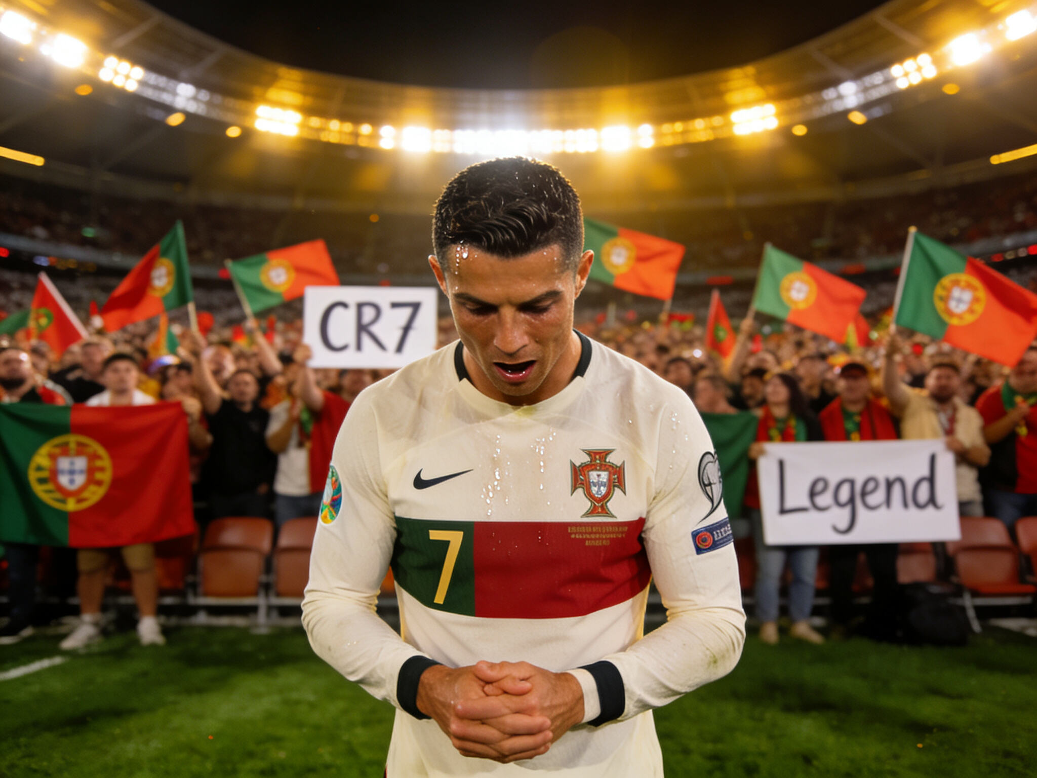 Cristiano Ronaldo's last Euro 2024 for Portugal, making his club jersey a commemorative item for fans.