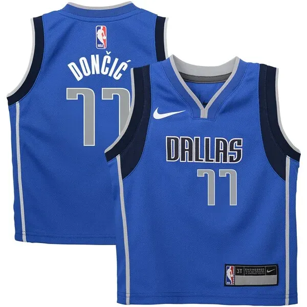 Luka Dončić DAL Swingman Jersey - official classic - Blue athletic