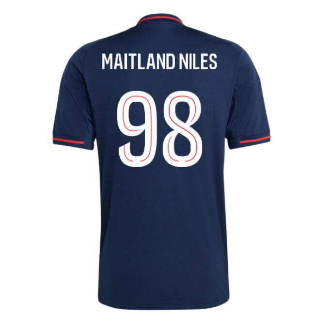 2025-2026 Olympique Lyon Away Shirt (Maitland Niles 98)