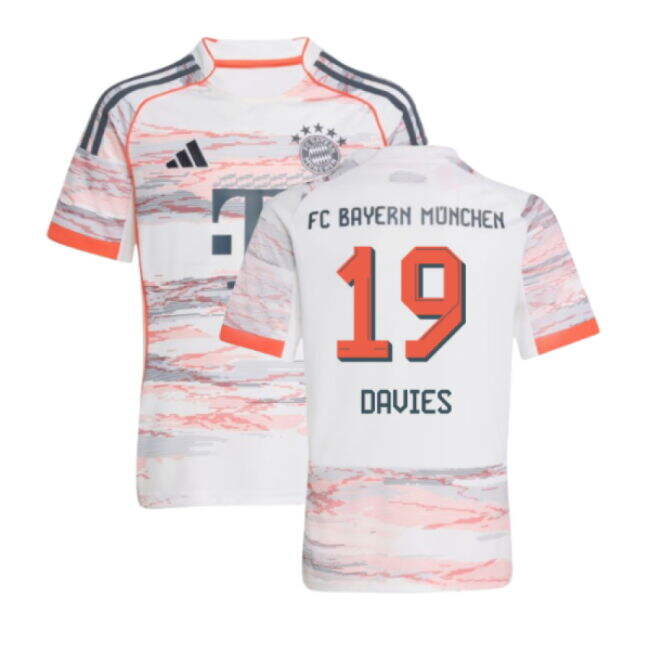 2025-2026 Bayern Munich Away Shirt (Kids) (Davies 19)