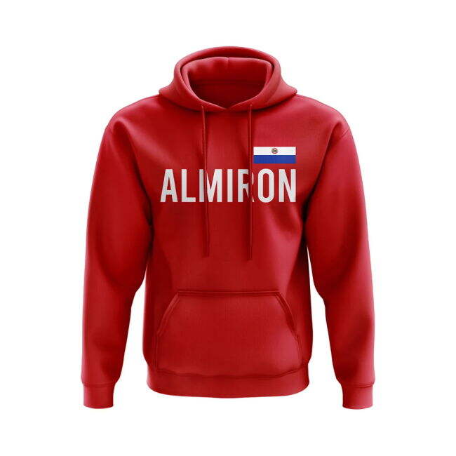 Official Miguel Almiron Paraguay Name Hoody (Red) National