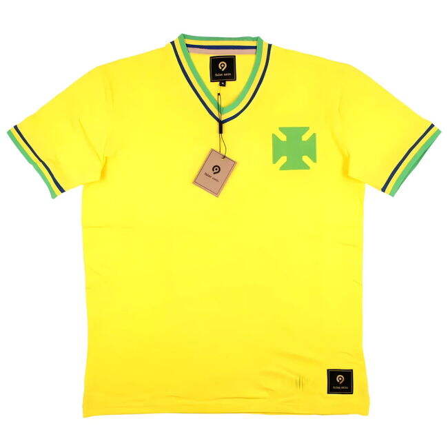 False Nein Brazil Home Football Shirt (ZICO 10)