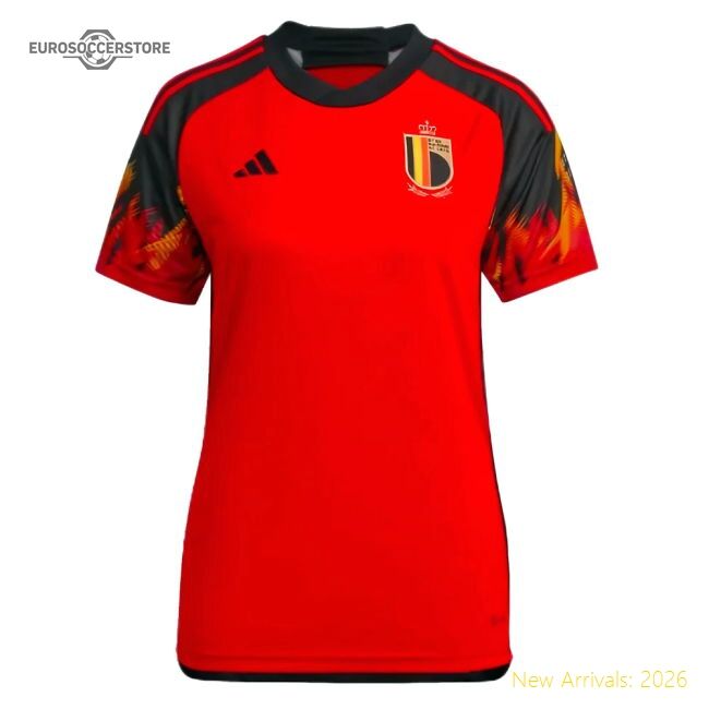 Top Belgium 2022-2023 Home Shirt - Moisture-management Breathability