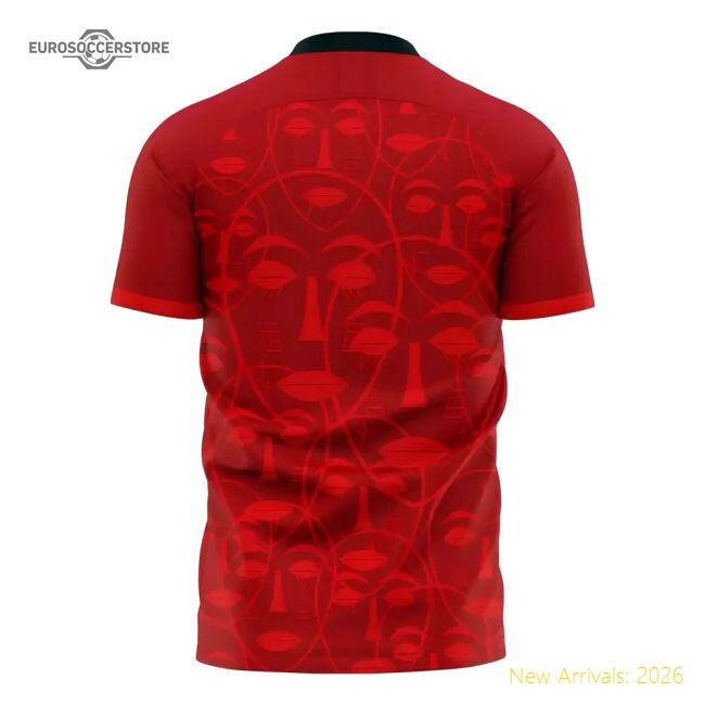 Angola 2025-2026 Home Concept Football Kit (libero) - Baby