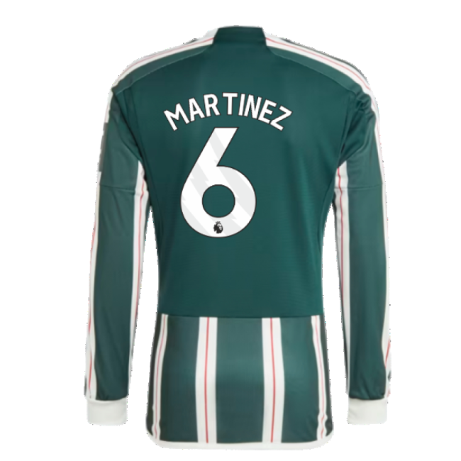 Man Utd Original 2023-2024 Man Utd Long Sleeve Away Shirt (Martinez 6)