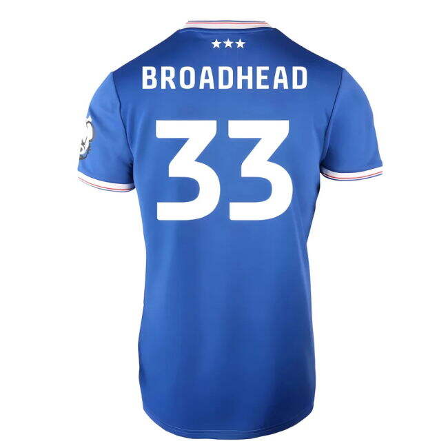 2025-2026 Ipswich Town Home Shirt (Womens) (Broadhead 33)