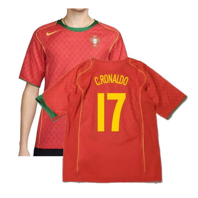 Original 2004-2005 Portugal European Championship Home Shirt