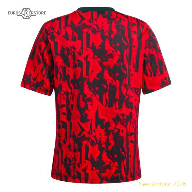 Official 2023-2024 Man Utd Pre-match Shirt (red) - Kids - Premium