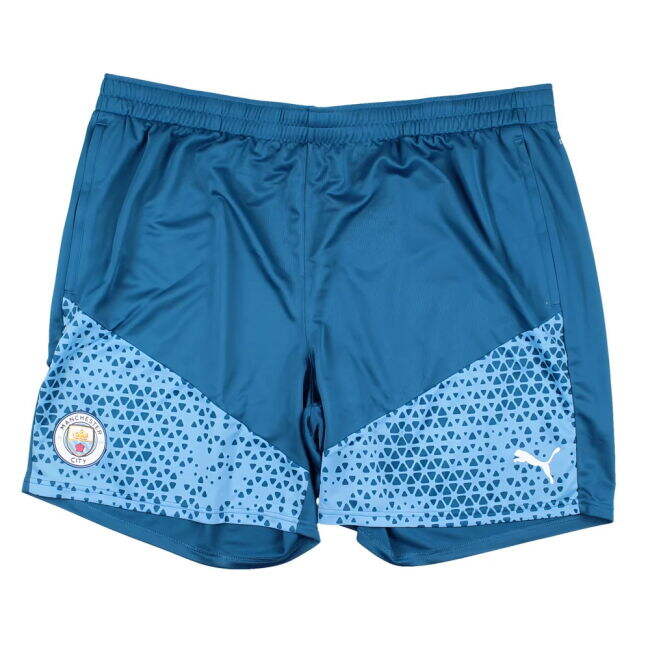replica 2023-2024 Man City Training Short (Lake Blue)