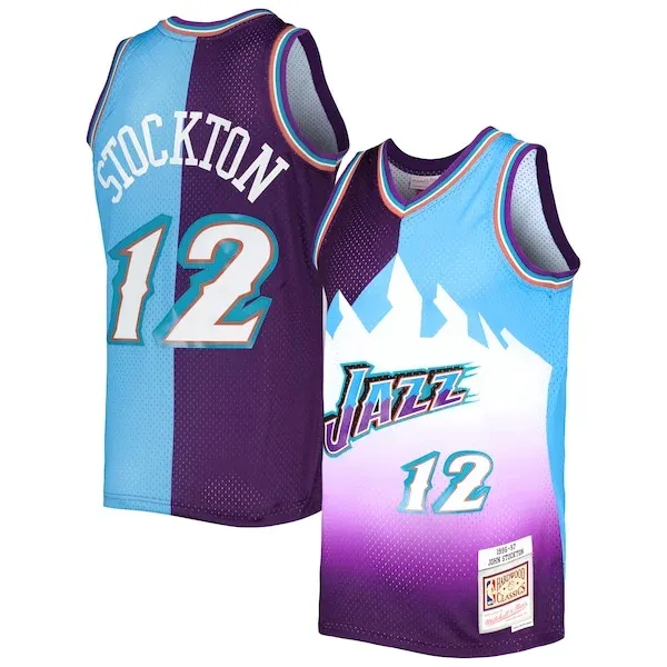 John Stockton UTA Swingman Jersey - modern premium game-day athletic