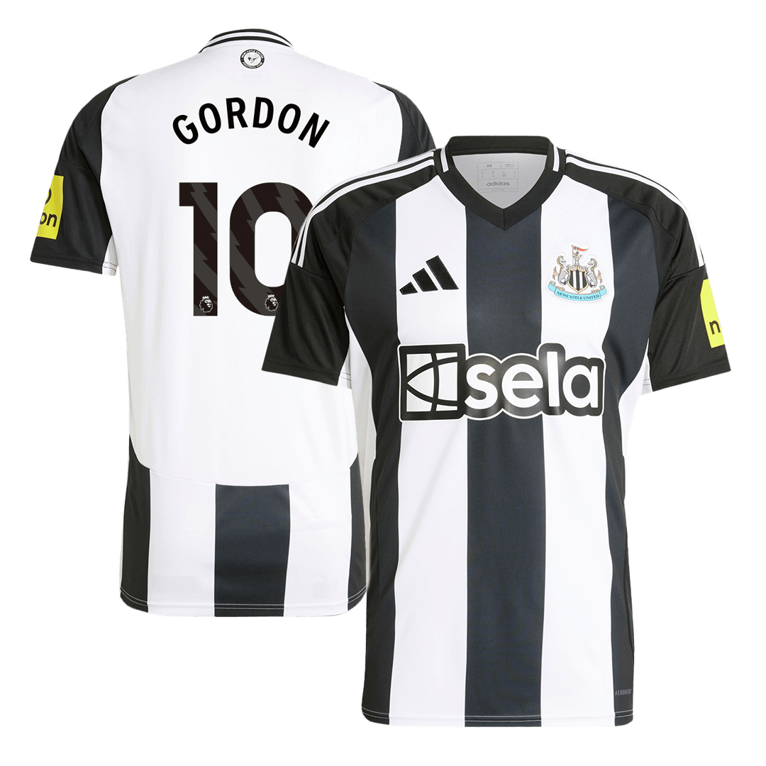 GORDON #10 Newcastle United Home  Soccer Jersey 2024/25 Authentic Kit