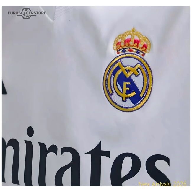 2024-2025 Real Madrid Long Sleeve First Jersey (kids) (ronaldo 9)