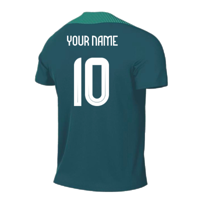 2024-2025 Portugal Dri-FIT Strike Training Shirt (Green) - Kids (Your Name)