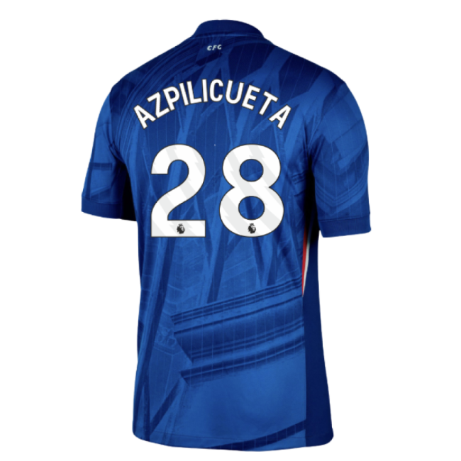 Chelsea Chelsea Home Shirt Azpilicueta #28 Ultra Comfort Authentic...