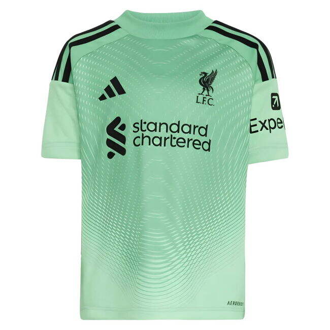 2025-2026 Liverpool Home Goalkeeper Mini Kit