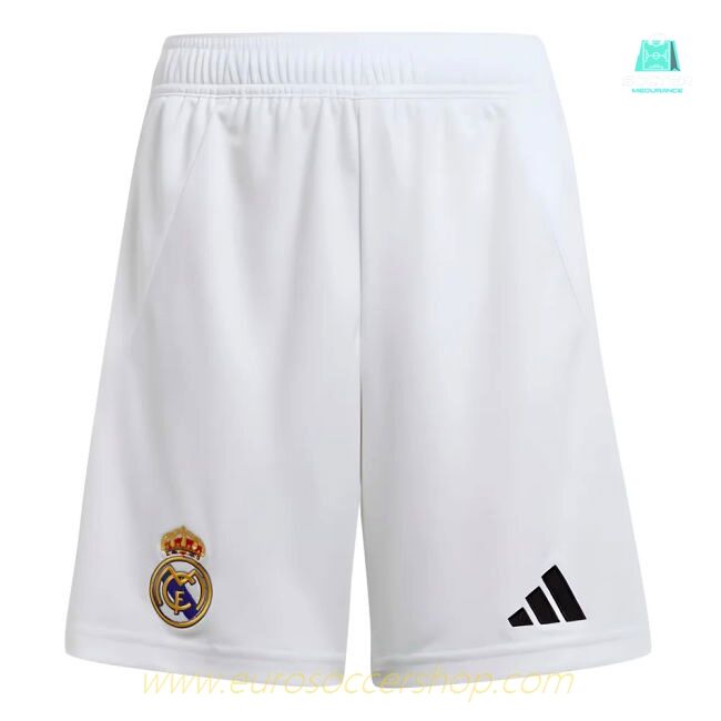 2024-2025 Real Madrid Home Shorts (White) - Kids