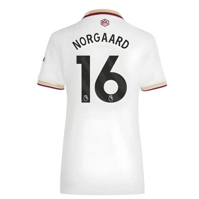 2025-20 Arsenal Third Soccer Shirt Norgaard #16 L M Women S