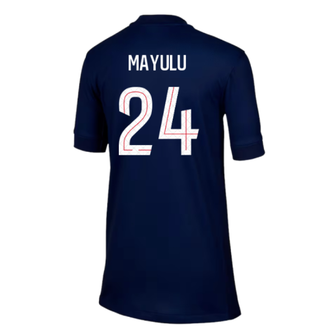 2025-2026 PSG Home Jersey (Kids) #77