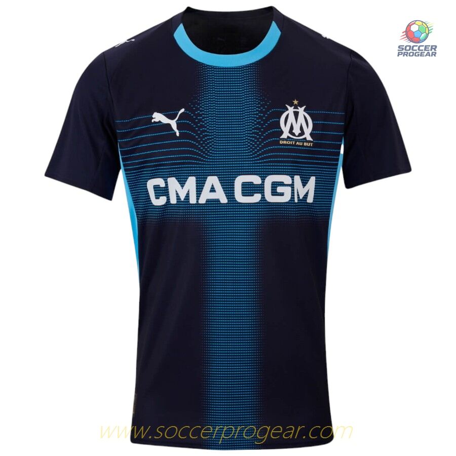 OM French Ligue 1 Away Team Jersey 2025-2026 Season Pavard