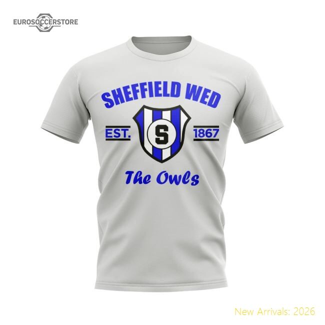 High-quality Sheffield Wednesday Established Football T-shirt (white)