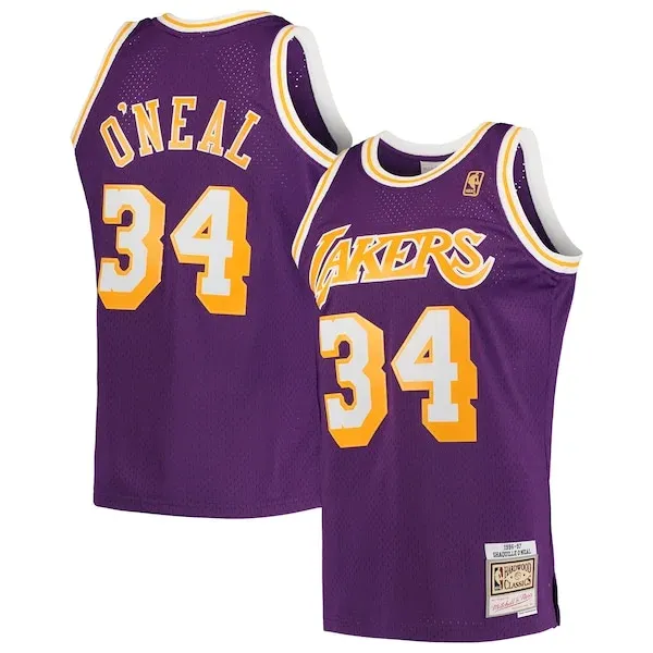 Top-Grade Shaquille O'Neal LAL Basketball Jersey - Team Colors