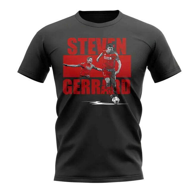 Steven Gerrard Player Collage official style T-Shirt (Men