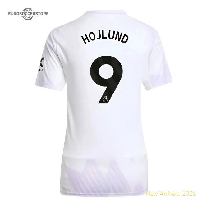 Authentic 2025-2026 Man Utd Away Shirt (womens) (hojlund 9) - Premium