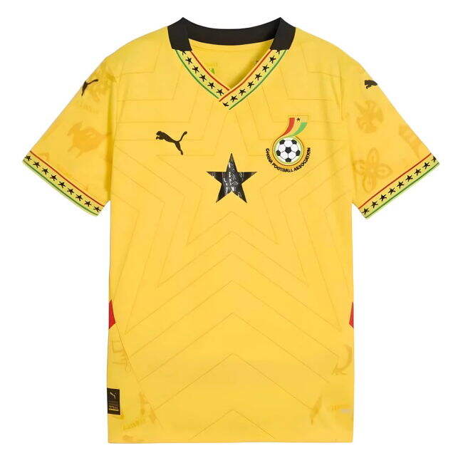 Player Issue Style Ghana Top Level Away Player Jersey (Kids)