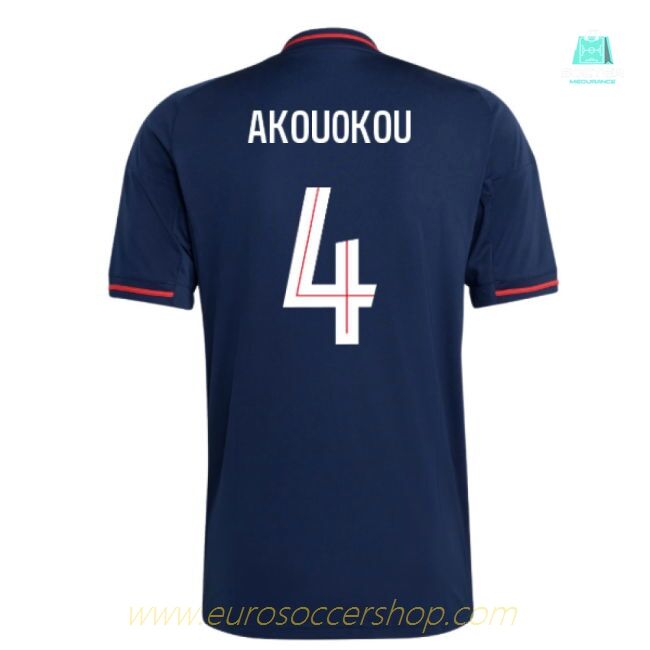 2025-2026 Olympique Lyon Away Shirt (Akouokou 4)
