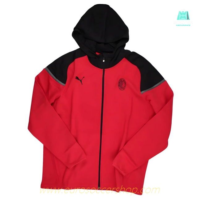 2023-2024 AC Milan Training All Weather Jacket (Red)
