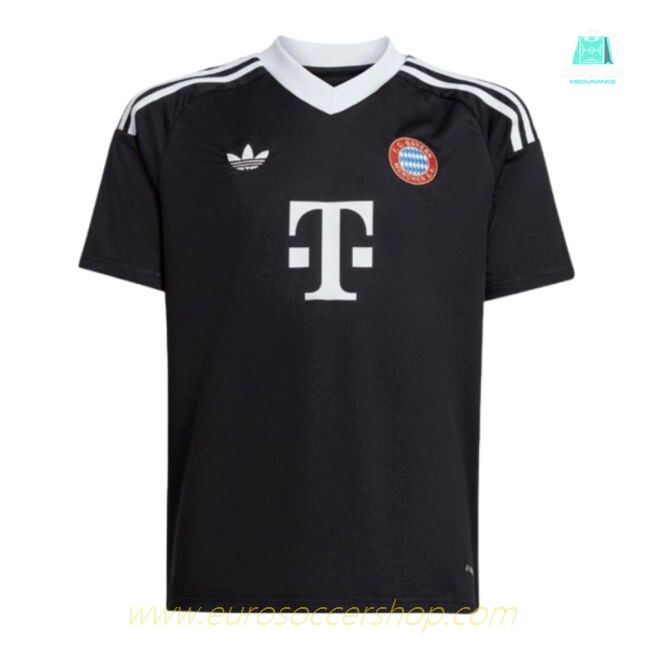 2024-2025 Bayern Munich Third Goalkeeper Shirt (Black) - Kids (Neuer 1)