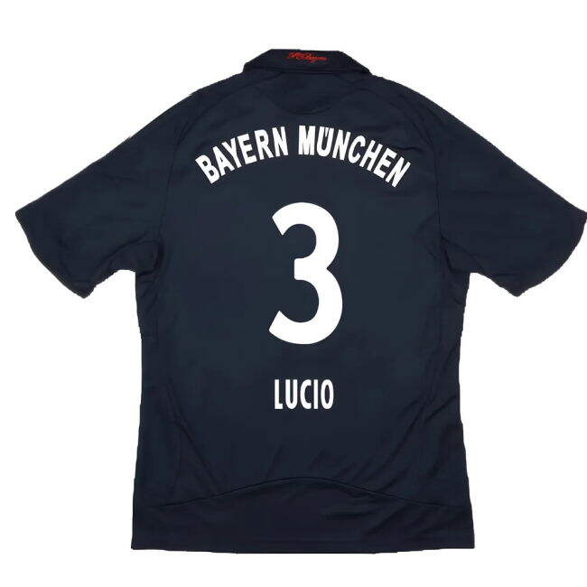 Premium Quality Dedicated Bayern Away Shirt Excellent S Lucio #3 N...