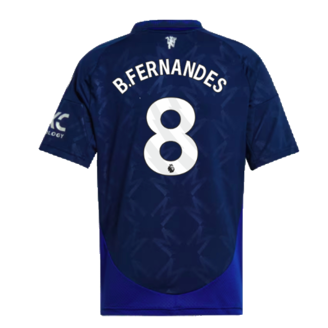 2024-2025 Man Utd Away Shirt (Kids) (B.Fernandes 8) (Match Day)
