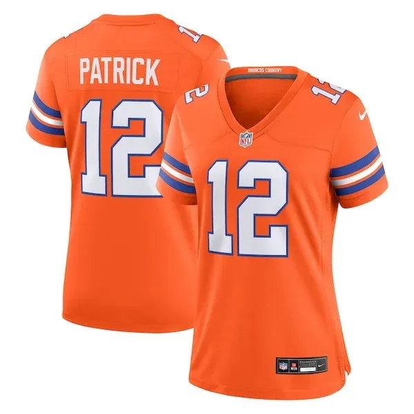 None Tim Patrick Game Jersey - Orange | NFL Player Jersey | NFL Footba