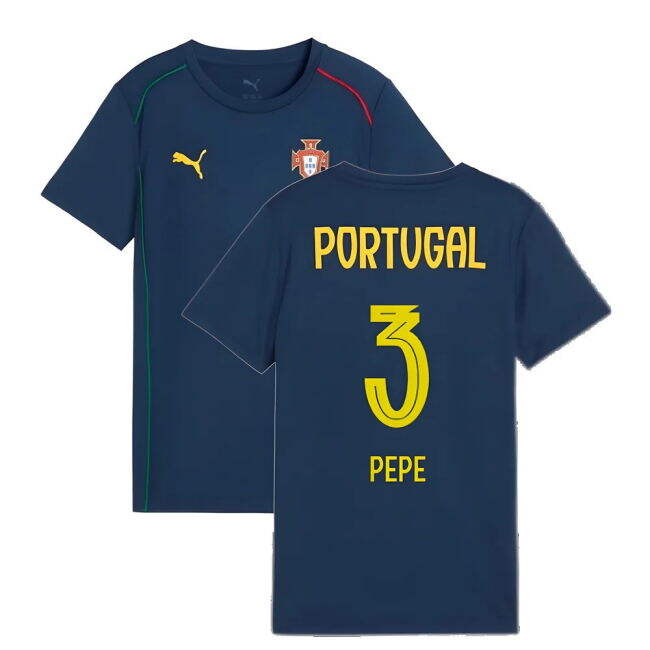 2025-2026 Portugal Casuals Tee (Persian Blue) - Kids (Pepe 3)
