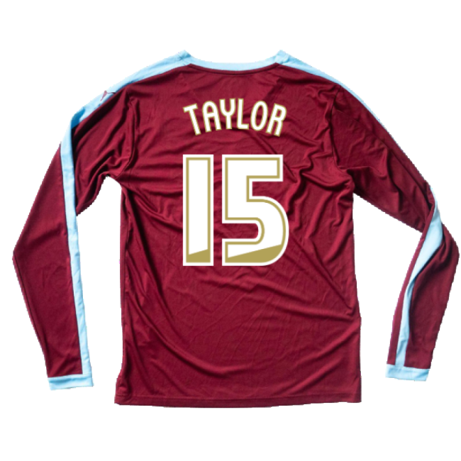 Authentic Licensed Taylor 15 2015 Burnley 2015-16 Long Sleeve Home ...