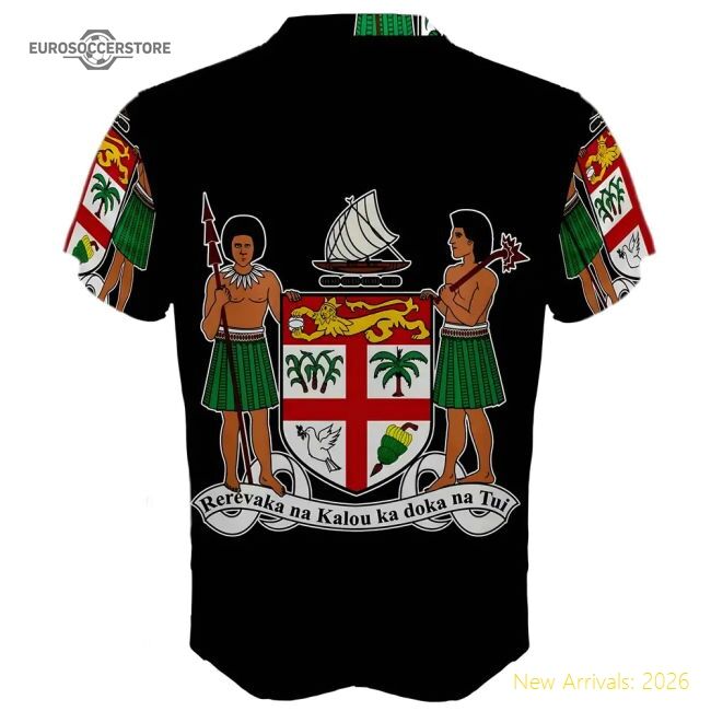 Fiji Coat Of Arms Sublimated Sports Jersey - Fan Collection