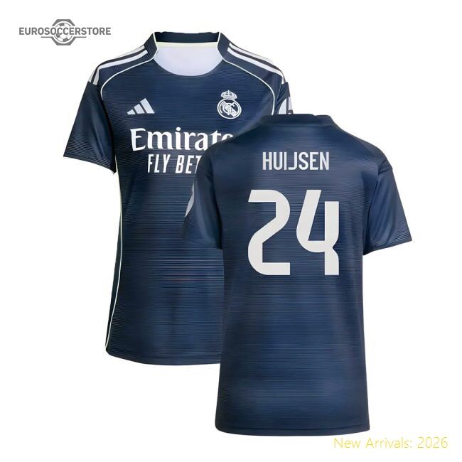 Real Madrid Spanish Football Huijsen Away Jersey Advanced Textile