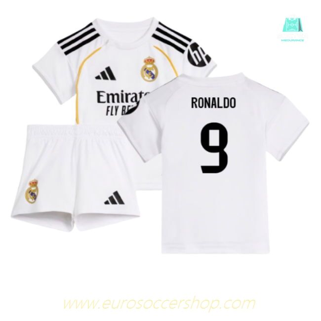 2025-2026 Real Madrid Home Baby Kit (Ronaldo 9)
