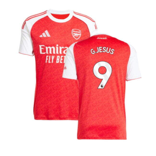 2025-2026 Arsenal Home Shirt (G.Jesus 9)