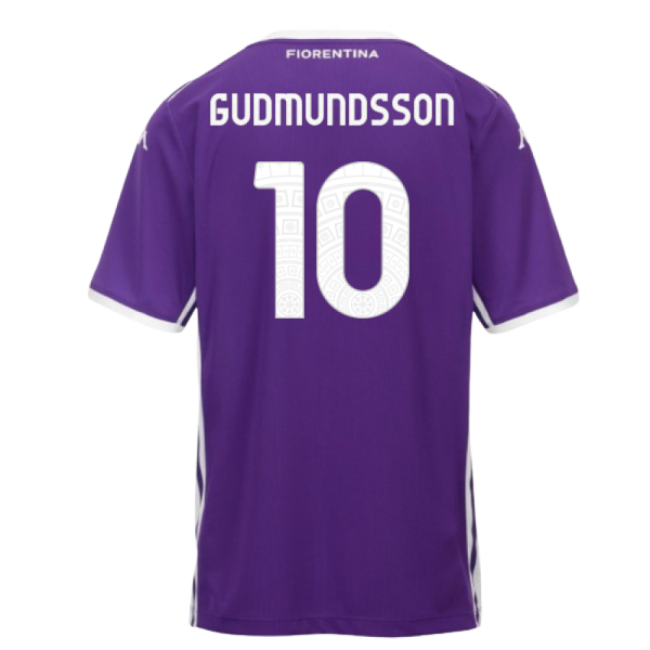 Gudmundsson 10 Fan Quality Fiorentina Home Fan Shirt (Adults)