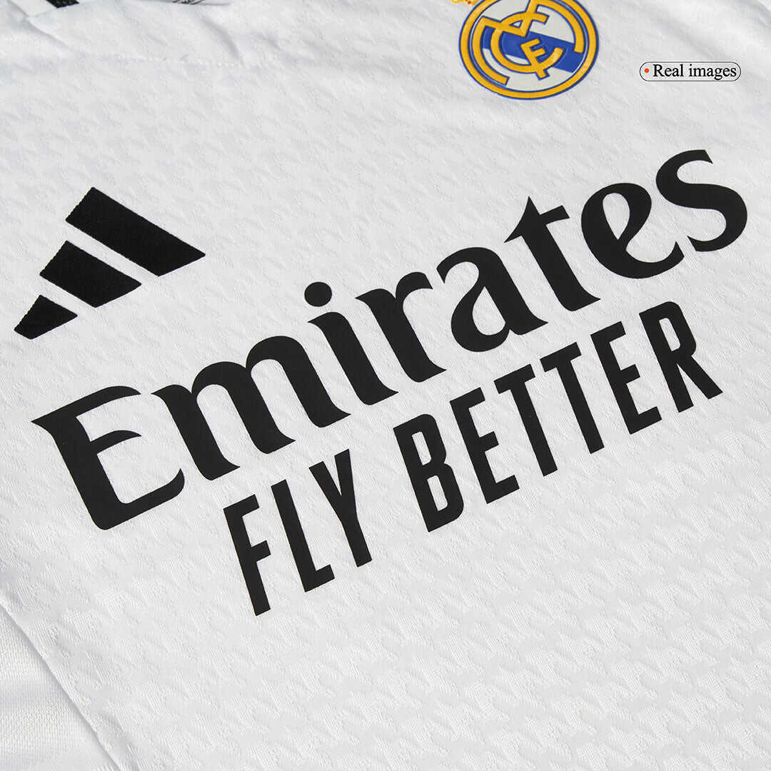 Player Version Real Madrid Home Soccer Jersey 2024/25 Authentic Kit