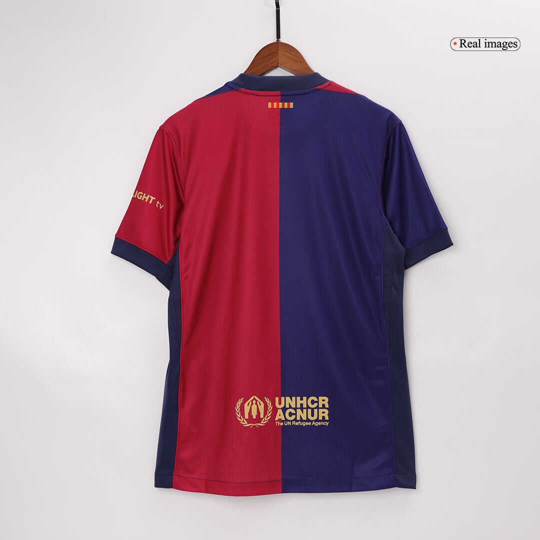 Barcelona Home  Soccer Jersey Kit(Jersey+Shorts) 2024/25 Authentic Kit