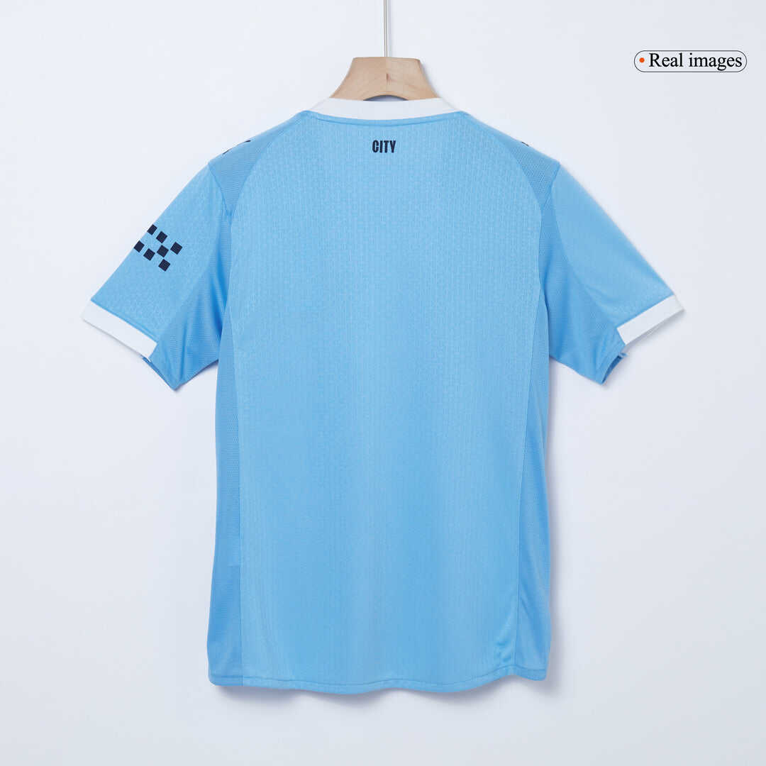 Manchester City Home Authentic Soccer Jersey 2025/26