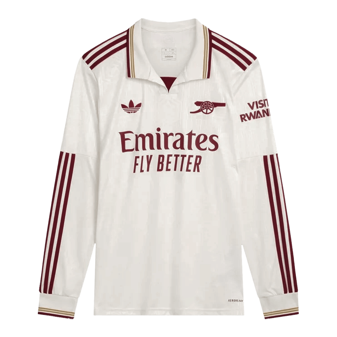 Arsenal Third Away Long Sleeve Soccer Jersey 2025/26