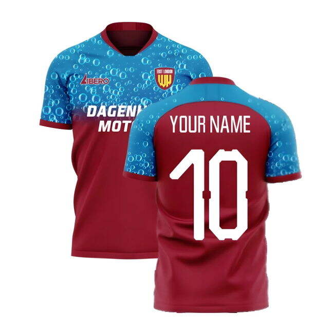 West Ham 2025-2026 Home Jersey - Custom